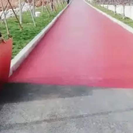 长沙​ 彩色路面喷涂翻新是一种低成本